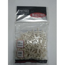Крестики  для плитки Maestro (2,5мм*100)
