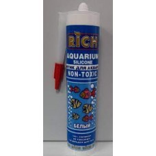 Герметик аквариумный RICH  310мл (12шт) белый/114141