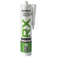 Герметик санитарный серый RX Formula 280мл (12шт)